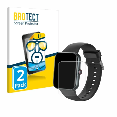 Front side of a product packaging with the brand logo BROTECT. Next to it is the device Pthtechus S80K shown with the correspo