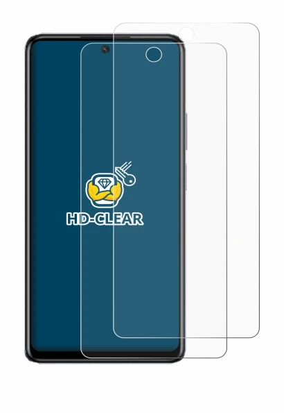 Image of the device Infinix Hot 40 Pro with a wide variety of screen protectors.