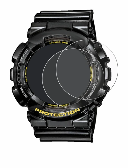 Image of the device Casio G-Shock GA-110GB-1A with a wide variety of screen protectors.