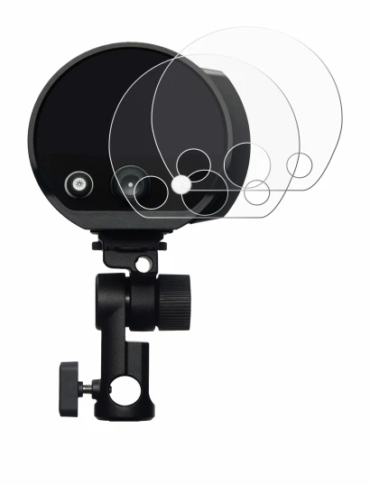Image of the device Profoto B10X with a wide variety of screen protectors.