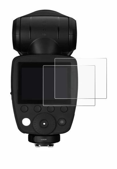 Image of the device Profoto A10 with a wide variety of screen protectors.
