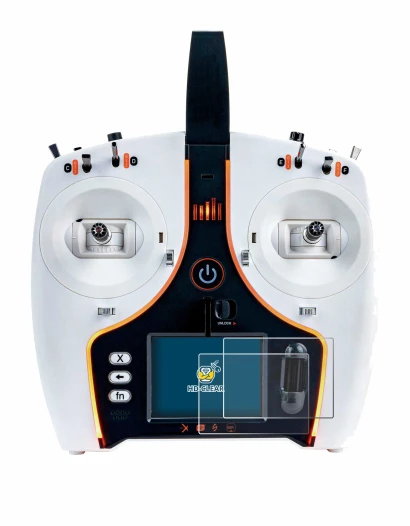 Image of the device Spektrum NX7e with a wide variety of screen protectors.