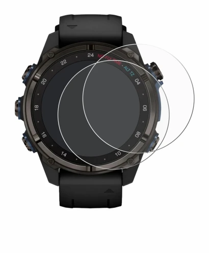 Image of the device Garmin Descent Mk3i (43 mm) with a wide variety of screen protectors.