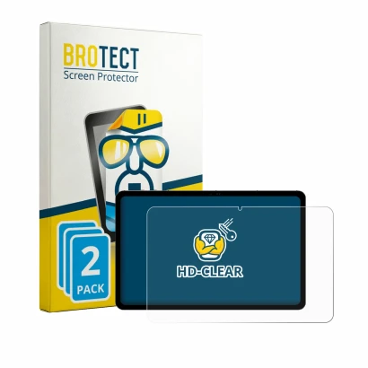 Front side of a product packaging with the brand logo BROTECT. Next to it is the device Peaq PET 10980-F628E shown with the co