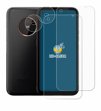 Image of the device Gigaset GX6 Pro (Front+Camera) with a wide variety of screen protectors.