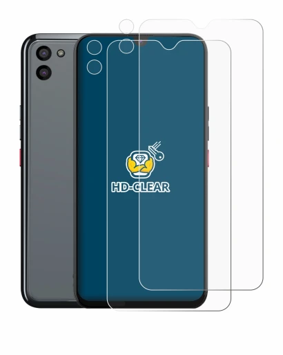Image of the device Gigaset GS5 PRO SE (Front+Camera) with a wide variety of screen protectors.