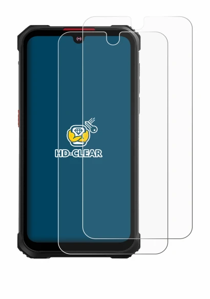 Image of the device Hotwav Cyber 9 Pro with a wide variety of screen protectors.