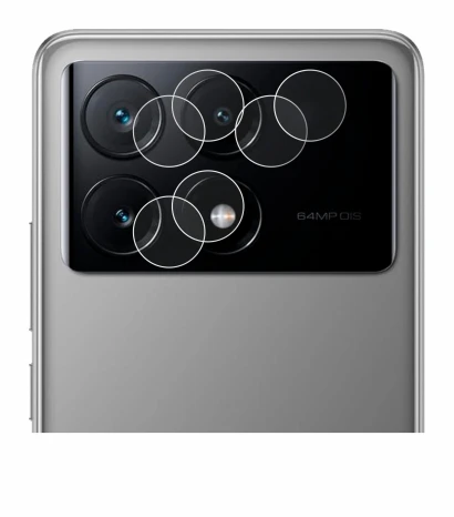 Image of the device Xiaomi Poco X6 Pro (ONLY Camera Lens) with a wide variety of screen protectors.