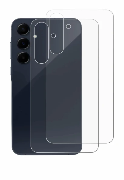 Image of the device Samsung Galaxy A55 5G (Back) with a wide variety of screen protectors.