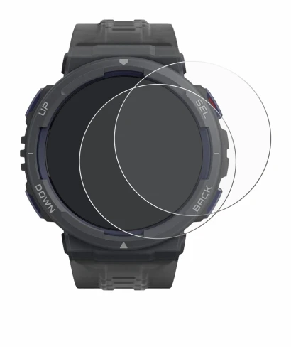 Image of the device Amazfit Active Edge with a wide variety of screen protectors.