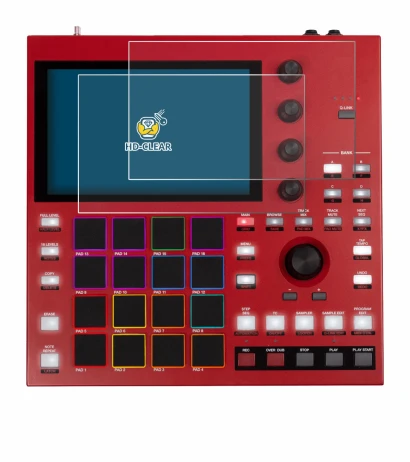 Image of the device Akai MPC One+ with a wide variety of screen protectors.