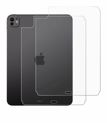 Image of the device Apple iPad Pro 11" 2024 (Back) with a wide variety of screen protectors.