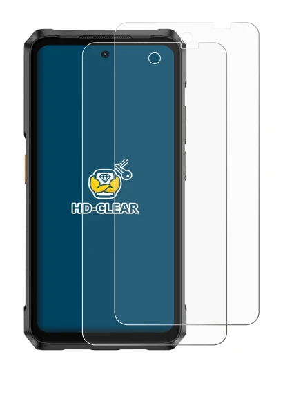 Image of the device Ulefone Armor 26 Ultra with a wide variety of screen protectors.
