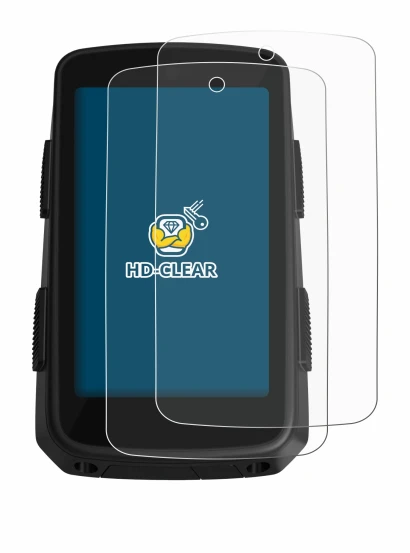 Image of the device Hammerhead Karoo 3 with a wide variety of screen protectors.