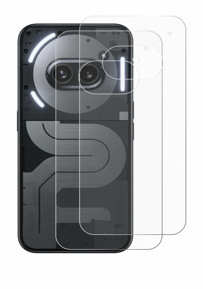 Image of the device Nothing Phone (2a) Plus (Back) with a wide variety of screen protectors.