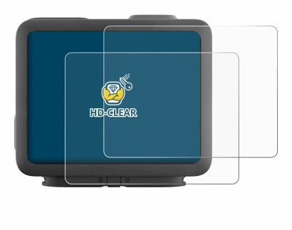 Image of the device GoPro Hero 4k with a wide variety of screen protectors.