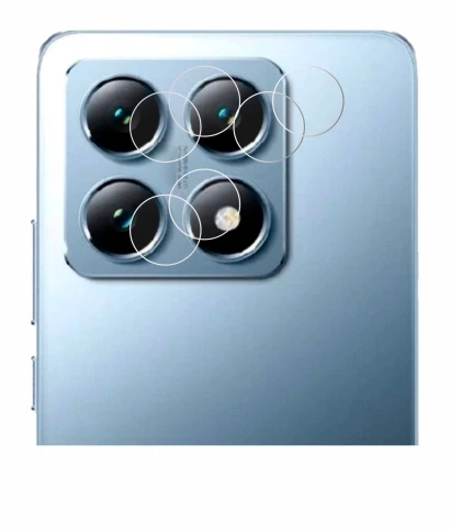 Image of the device Xiaomi 14T Pro (ONLY Camera Lens) with a wide variety of screen protectors.