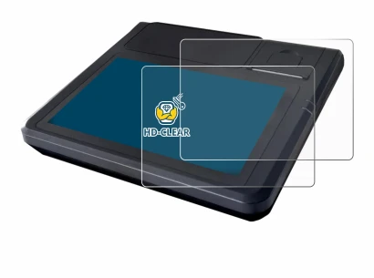 Image of the device Techfive ECR 100 with a wide variety of screen protectors.