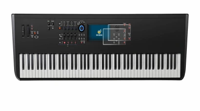 Image of the device Yamaha MODX8+ with a wide variety of screen protectors.
