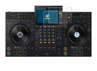 Image of the device AlphaTheta XDJ-AZ with a wide variety of screen protectors.