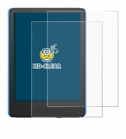Image of the device Amazon Kindle Kids (2024) with a wide variety of screen protectors.
