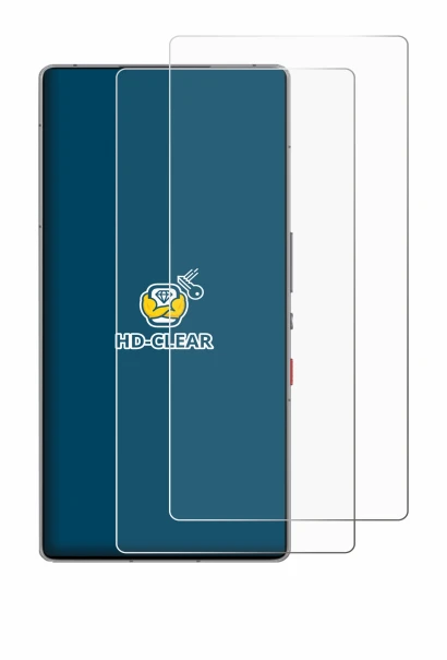 Image of the device ZTE Nubia Red Magic 10 Pro+ with a wide variety of screen protectors.