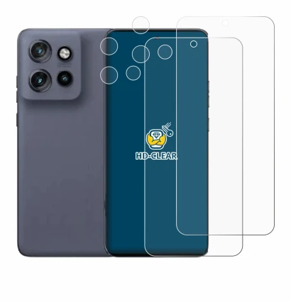 Image of the device Motorola Edge 50 Neo (Front+Camera) with a wide variety of screen protectors.