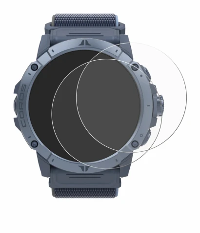 Image of the device Coros Vertix 2S with a wide variety of screen protectors.