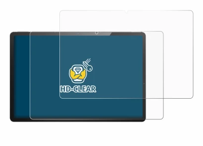 Image of the device LincPlus T4 11" with a wide variety of screen protectors.