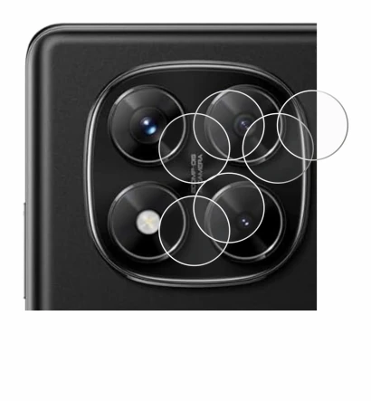 Image of the device Xiaomi Redmi Note 14 Pro (ONLY Camera Lens) with a wide variety of screen protectors.