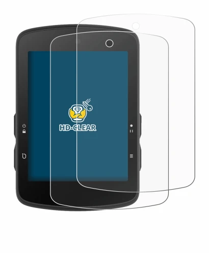 Image of the device Bryton Rider S510 with a wide variety of screen protectors.