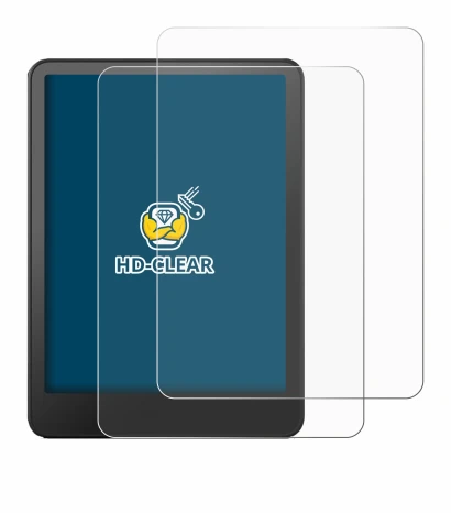 Image of the device Amazon Kindle Paperwhite 2024 Signature Edition (12. Gen.) with a wide variety of screen protectors.