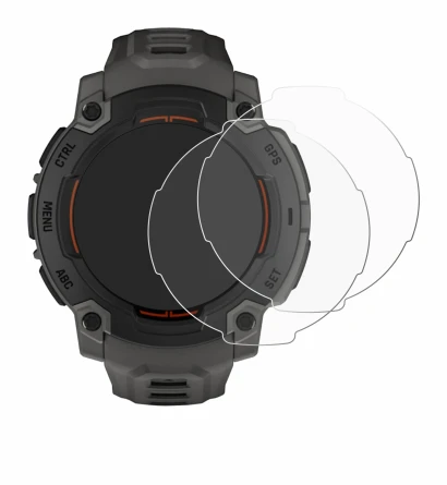 Image of the device Garmin Instinct E (45 mm) with a wide variety of screen protectors.