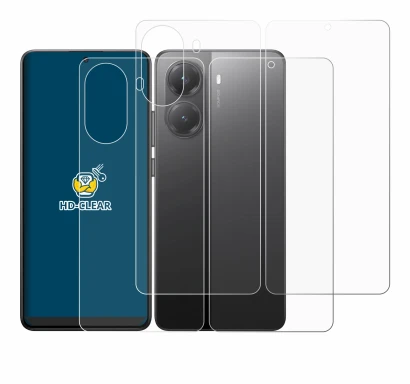 Image of the device Xiaomi Poco X7 Pro (Front+Back) with a wide variety of screen protectors.