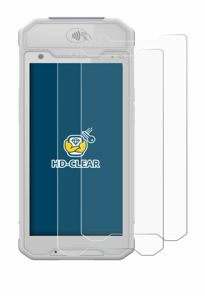 Image of the device Dojo Pocket with a wide variety of screen protectors.