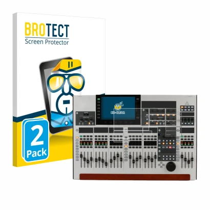 Front side of a product packaging with the brand logo BROTECT. Next to it is the device Behringer Wing (Set consisting of 11 f