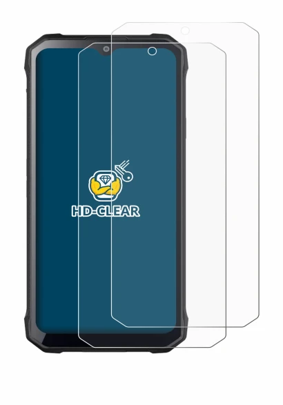 Image of the device Hotwav T7S with a wide variety of screen protectors.
