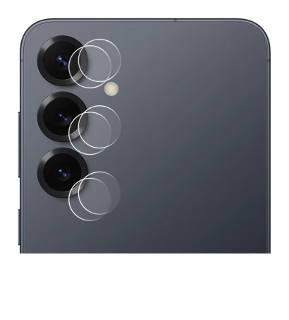 Image of the device Samsung Galaxy S25 Plus (ONLY Camera Lens) with a wide variety of screen protectors.