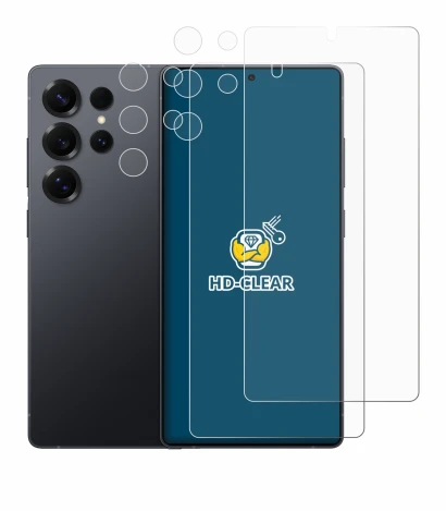 Image of the device Samsung Galaxy S25 Ultra Enterprise Edition (Front+Camera) with a wide variety of screen protectors.