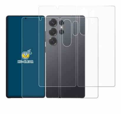 Image of the device Samsung Galaxy S25 Ultra Enterprise Edition (Front+Back) with a wide variety of screen protectors.