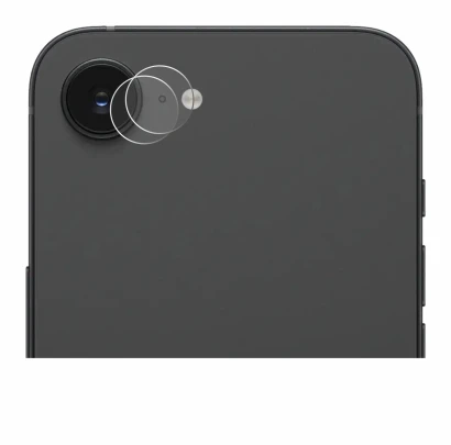 Image of the device Apple iPhone 16e (ONLY Camera Lens) with a wide variety of screen protectors.