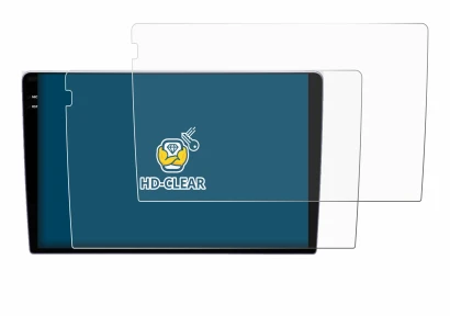 Image of the device Teyes CC3 9" with a wide variety of screen protectors.