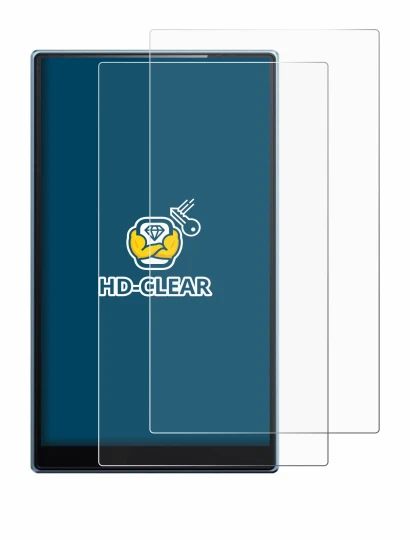 Image of the device FiiO JM21 with a wide variety of screen protectors.