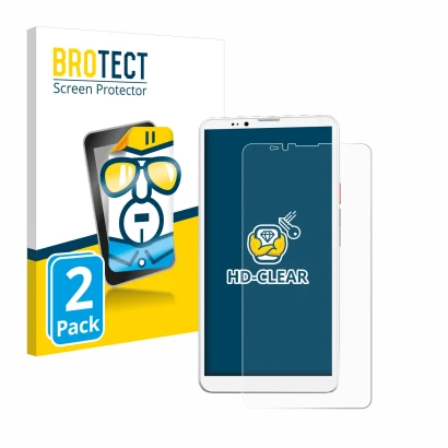 Front side of a product packaging with the brand logo BROTECT. Next to it is the device Bigme Hibreak Pro shown with the corre