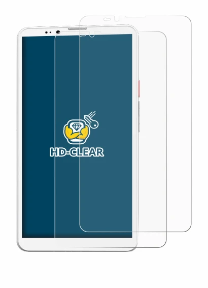 Image of the device Bigme Hibreak Pro with a wide variety of screen protectors.