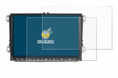 Image of the device Essgoo AR9002 with a wide variety of screen protectors.