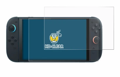 Image of the device Nintendo Switch 2 with a wide variety of screen protectors.