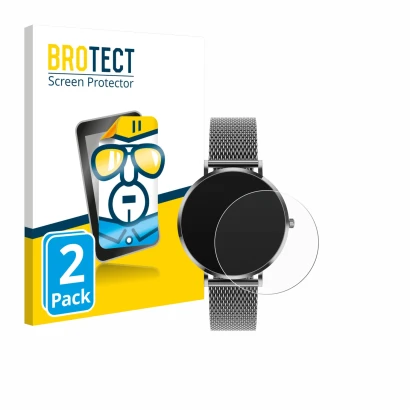 Front side of a product packaging with the brand logo BROTECT. Next to it is the device Pireware Amory 5 shown with the corres