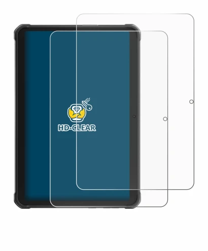 Image of the device Hotwav R10 Pro with a wide variety of screen protectors.