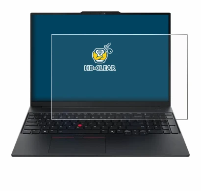 Image of the device Lenovo ThinkPad E16 Gen 3 with a wide variety of screen protectors.
